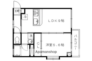 SAWARABI KITAYAMA【501A号室】の間取り