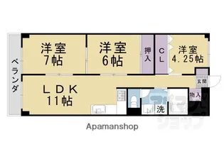 3LDKの間取り画像