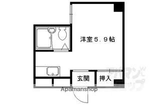 コーポ千尋【407号室】の間取り