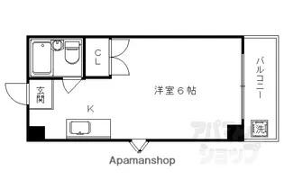 ハイツわかば【2階】の間取り