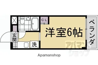 ロイヤルレジデンス生水【301号室】の間取り