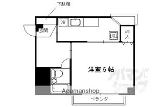 じゅらくハイツ【302号室】の間取り