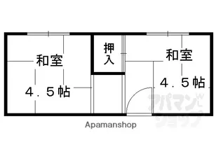 清雲荘【9号室】の間取り
