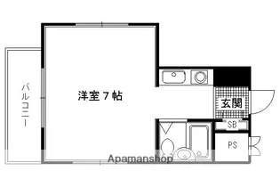 ロジュマンフランセ【201号室】の間取り