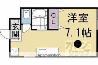 きんこん館【201号室】の間取り
