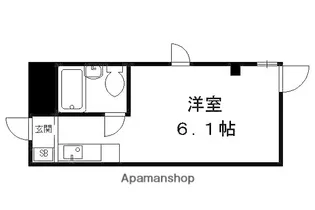 デジデンス宝ヶ池【202号室】の間取り