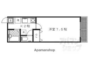CASA50【303号室】の間取り