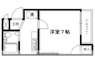 メゾン・ド・白川【1階】の間取り