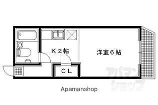 グランハイム下鴨【301号室】の間取り