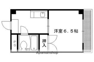 シャンブル望月【206号室】の間取り
