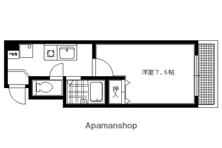 アーバン北村聖護院【305号室】の間取り