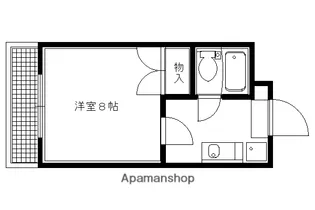 ヌーボ静市【406号室】の間取り