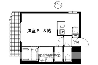 APPARTAMENTO御所東【303号室】の間取り