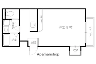 シャンドール大田【3階】の間取り