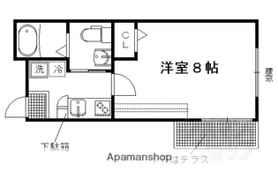 アークリード洛北【2階】の間取り