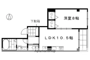 タカロク エデン【5B号室】の間取り