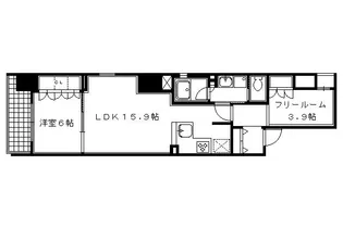 リーガル京都烏丸東【403号室】の間取り
