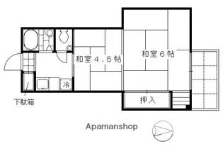 華頂マンション【303号室】の間取り