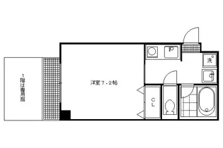 カーサ醒ヶ井【402号室】の間取り