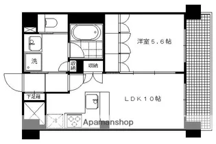 五条II【605号室】の間取り