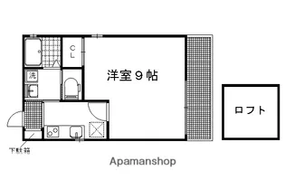 トレフルメゾン出町柳【201号室】の間取り