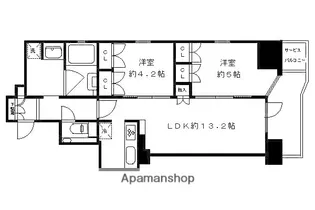プレミスト京都御池通【403号室】の間取り