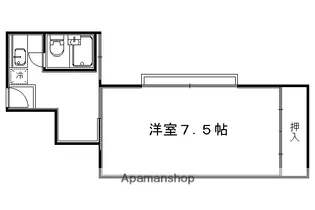 國田ビル【302号室】の間取り