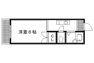 幸神ハイツ【101号室】の間取り