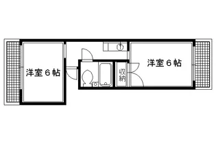 シャルマン大栄【201号室】の間取り