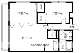 ラッフィナート【101号室】の間取り