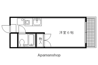 ラピス京都神宮道【105号室】の間取り
