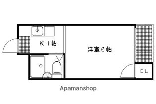 コーポジン【303号室】の間取り