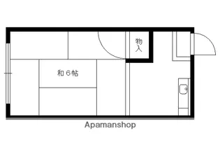 パレ修学院【20号室】の間取り