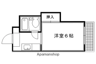 北白川ガーデンパレス【114号室】の間取り