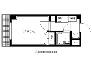 リバーロードタカノ【2階】の間取り