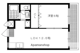 高野ロイヤルハイツ【209号室】の間取り