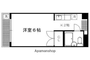 サンライズヒガシラ【308号室】の間取り