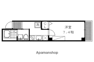 MESA VERDE 一条【202号室】の間取り