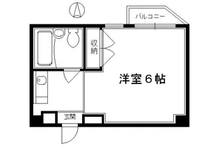 シティハウス坂PARTII【507号室】の間取り