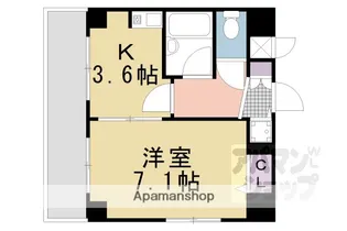 1Kの間取り画像