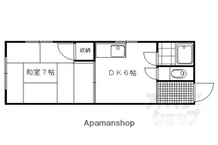白扇マンション【304号室】の間取り