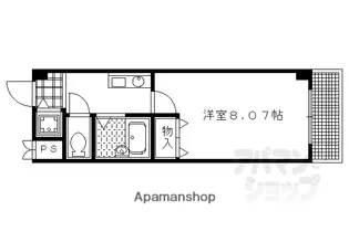 珠光ビル北山【202号室】の間取り