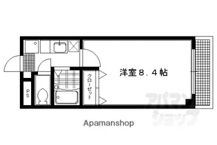 ユーピーディービル【206号室】の間取り