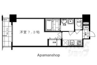 エスリード烏丸五条駅前【403号室】の間取り