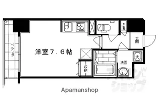エスリード烏丸五条駅前【505号室】の間取り
