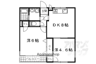 レ・セーナ【403号室】の間取り