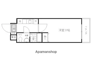 レヴィア七条【6階】の間取り