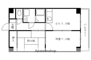 グランドビル21【1001号室】の間取り