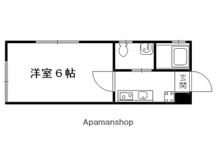 ブリエ丹波口【1階】の間取り