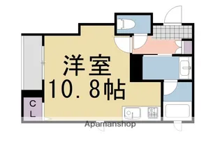 シャーメゾン高倉高辻【102号室】の間取り